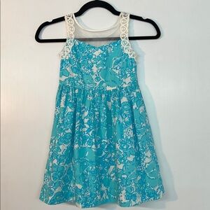 Lily Pulitzer Dress girls 7 *small stain